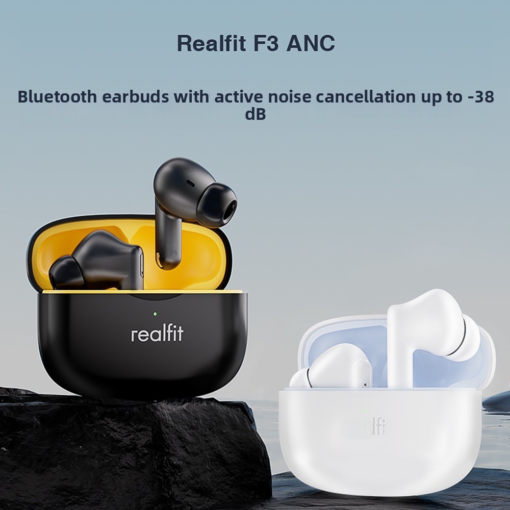 Realfit F3 Anc Active Noise Reduction True Wireless Bluetooth 5.4 Headphones High-Quality In-Ear Tws - Image 5