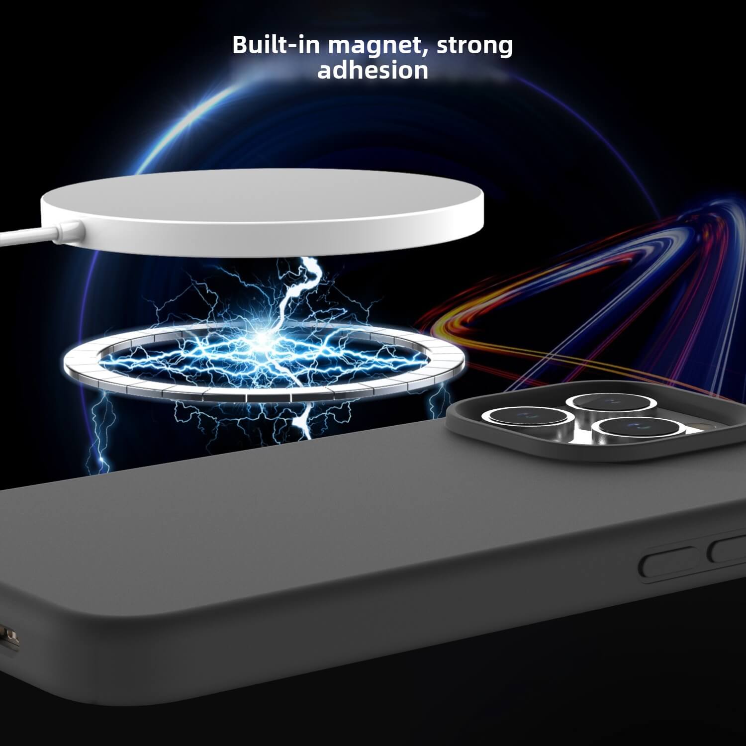 Suitable for Apple 17 Silicone Magsa Magnetic Suction 16Pro All-Inclusive Mobile Phone Case Official Iphone15 High-End Anti-Fall - Image 2