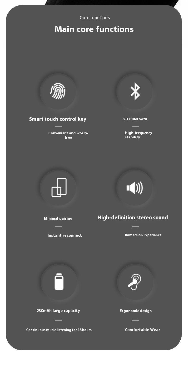 TWS EARBUDS 5.3 Bluetooth Wireless Earphones - Image 6