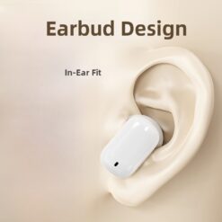 Alternative view of Shanjin Semi-In-Ear Earphones for Sleep Long Battery Life Noise Reduction Stereo