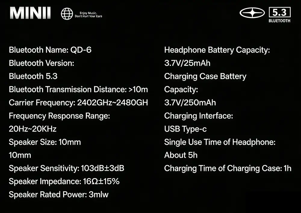 Clip-On Open-Ear Bluetooth Headphones, Ultra-Long Battery, Premium High-Tech Texture - Image 6