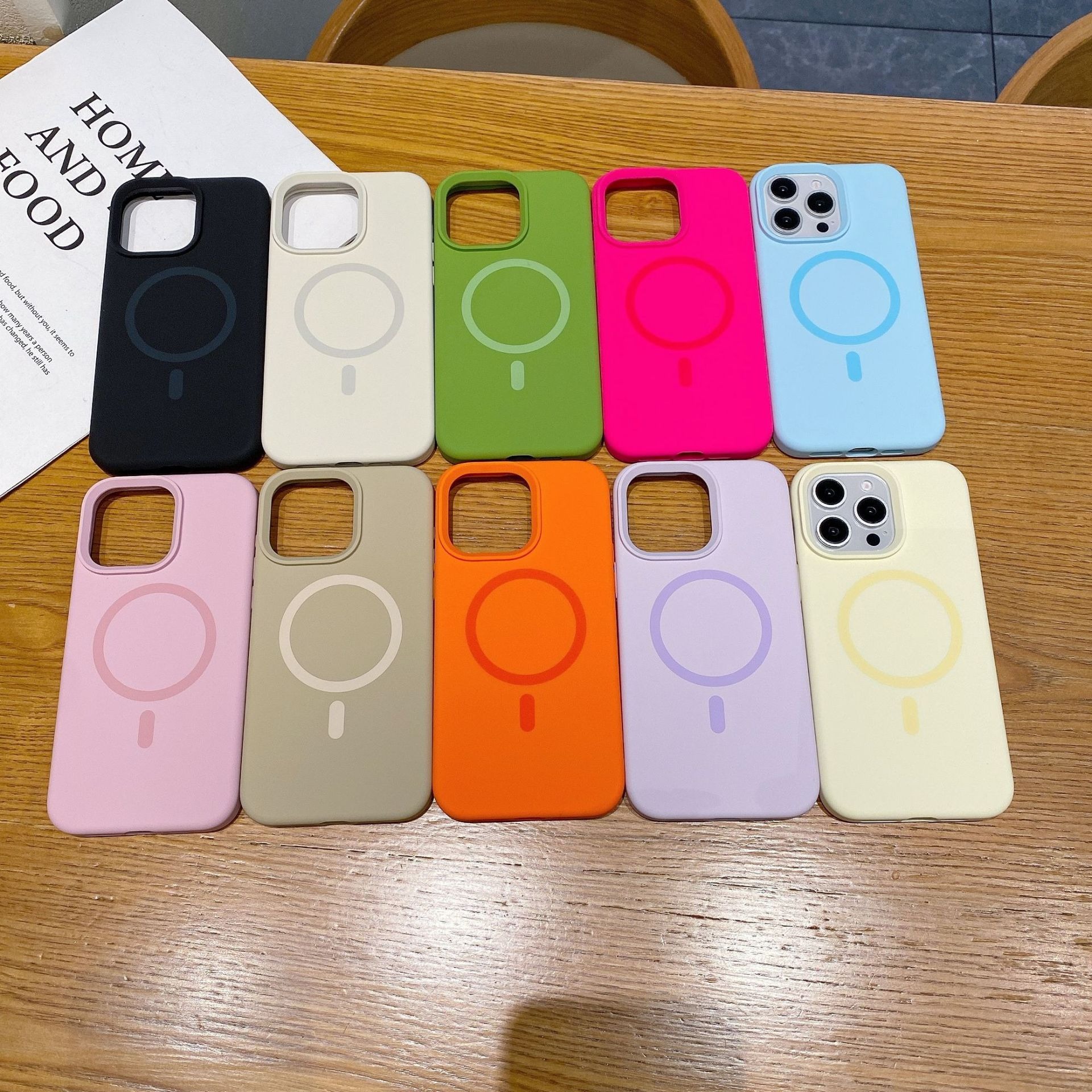 Magnetic Magsafe Liquid Silicone Shockproof Protective Apple Case - Image 3