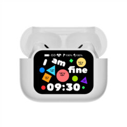 In-ear Bluetooth Earbuds with Full-color Touch Display & Noise Reduction