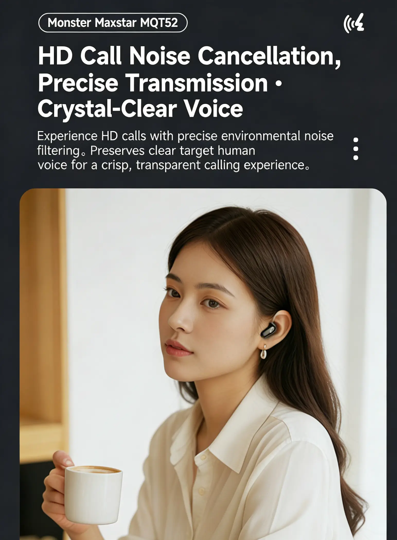 Monster Maxstar MQT52: Low Latency Gaming & Hi-Fi Audio Earbuds - Image 3