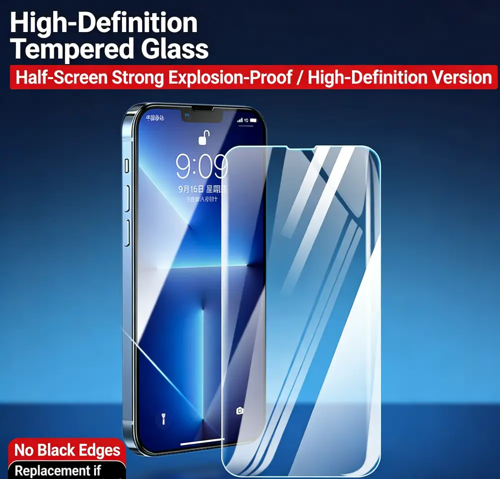 Premium KM Tempered Glass | Ultra Smooth | Anti-Fingerprint - Image 3