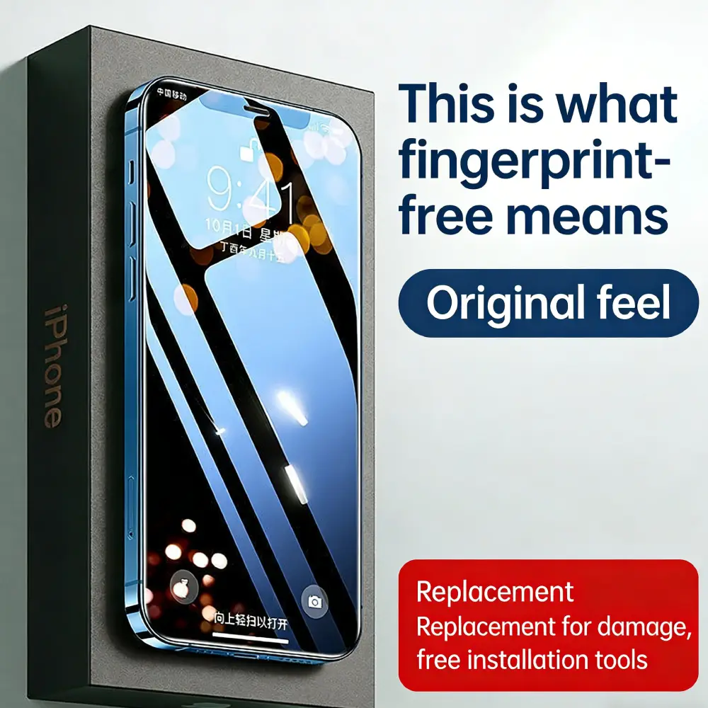 Premium KM Tempered Glass | Ultra Smooth | Anti-Fingerprint - Image 4