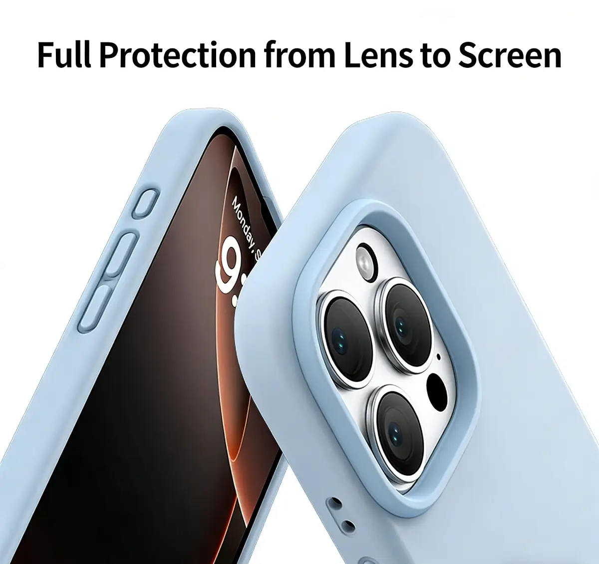 Basic liquid silicone phone case with premium feel full coverage - Image 2