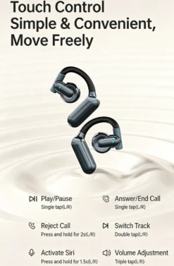 Alternative view of Open-Ear Headphones – English Selling Points